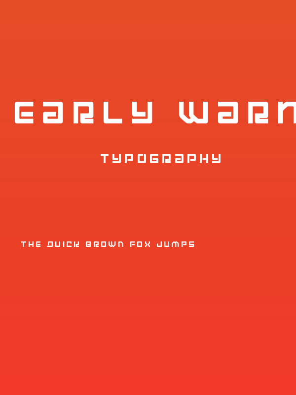 Early Warning Title Poster