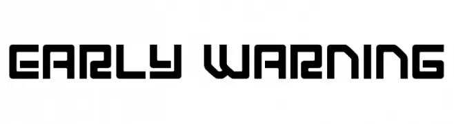 Early Warning  font caratteri gratis