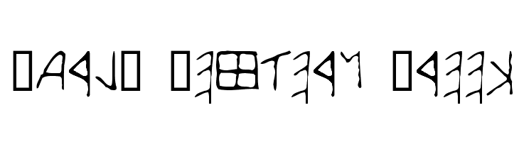 Early Western Greek फ़ॉन्ट