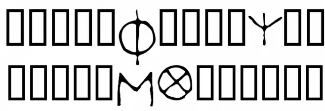 Early Western Greek 字体 大写