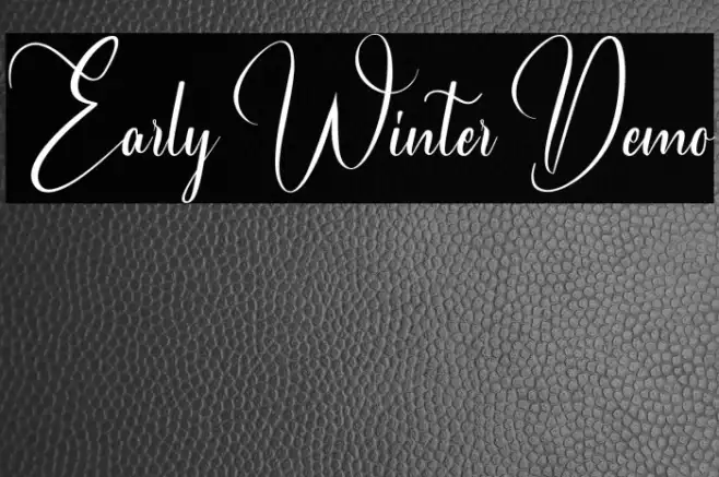 Early Winter Demo Example 3
