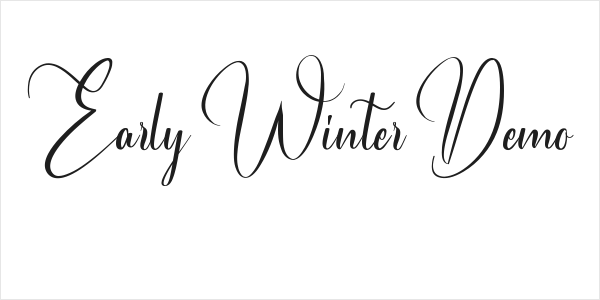 Early Winter Demo Logo