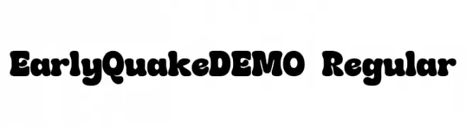 EarlyQuakeDEMO-Regular  تنزيل الخطوط