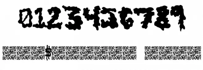 EarlyScare Font OTHER CHARS