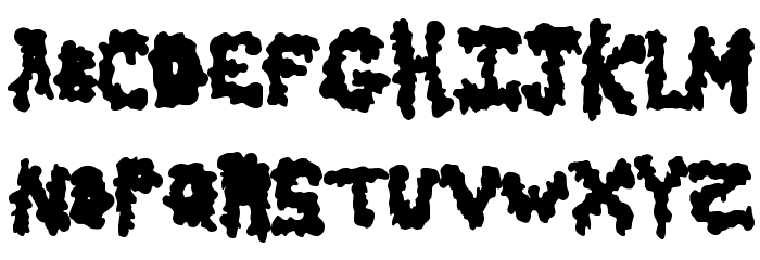 EarlyScare Font LOWERCASE