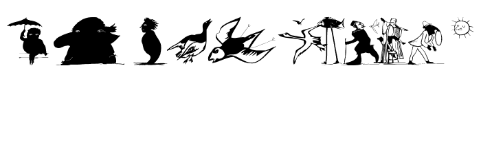 EarlySurrealism1 Font OTHER CHARS