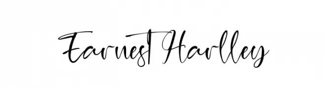 Earnest Harlley  フリーフォントのダウンロード