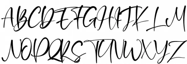 EarnestHarlley Schriftart Groß