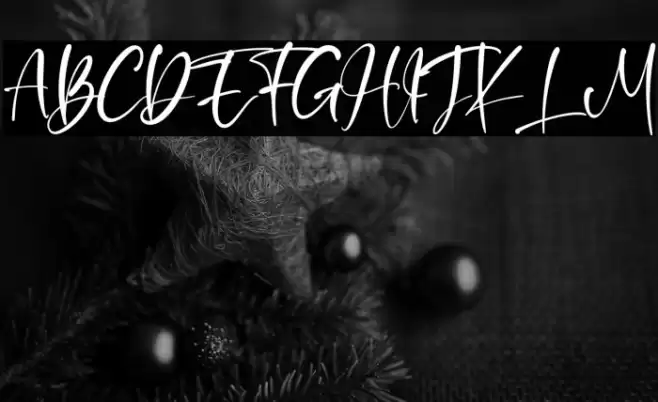 EarnestHarlley Font examples