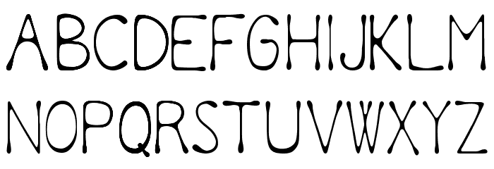 Earpick Bold Font LOWERCASE