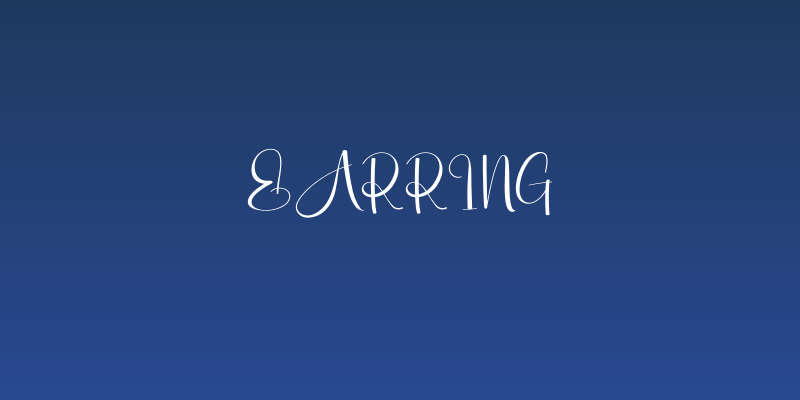 Earring Social Header