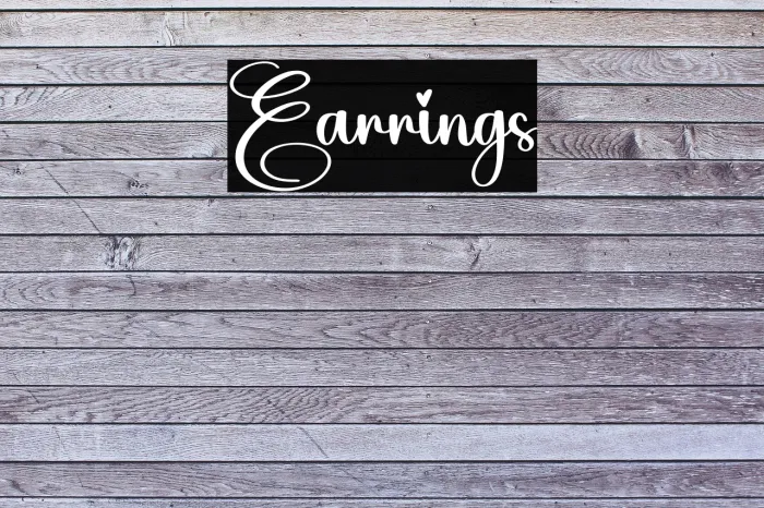 Earrings Example 1
