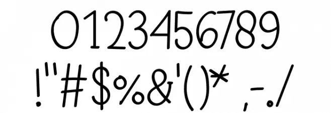 Earter Unicorn Schriftart Anderer Schreiben