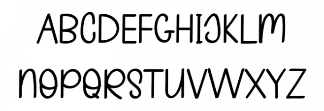 Earter Unicorn Schriftart Groß