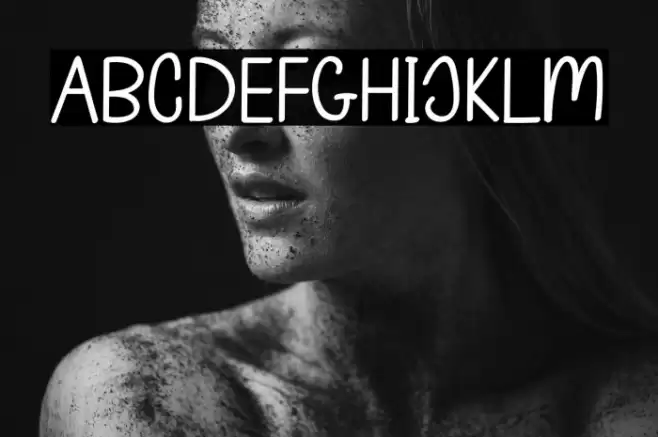 Earter Unicorn Schriftart examples