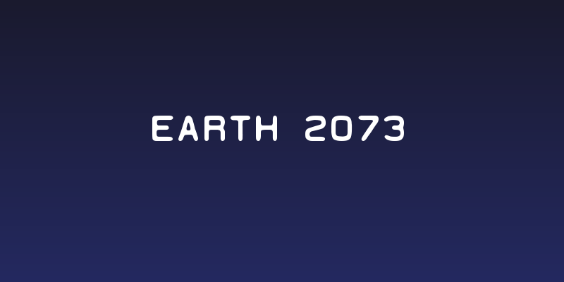 Earth 2073 Social Header