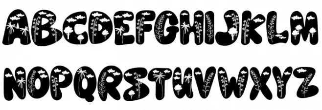 Earth Days - personal use Font Litere mari