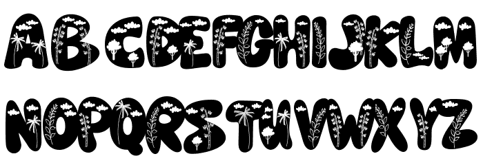 Earth Days - personal use Font LOWERCASE