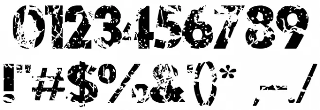 Earth Dry - LJ-Design Studios Font OTHER CHARS