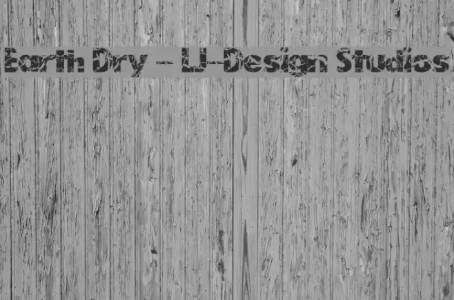 Earth Dry - LJ-Design Studios Font examples