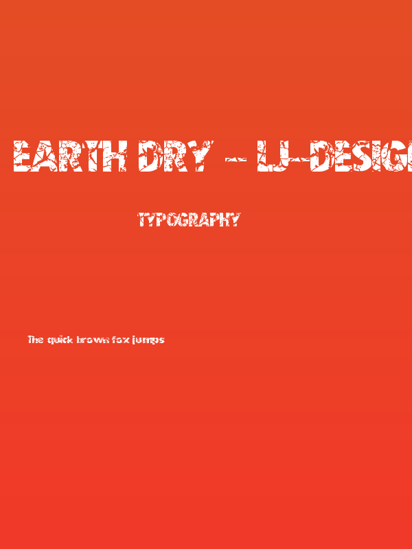 Earth Dry - LJ-Design Studios Poster