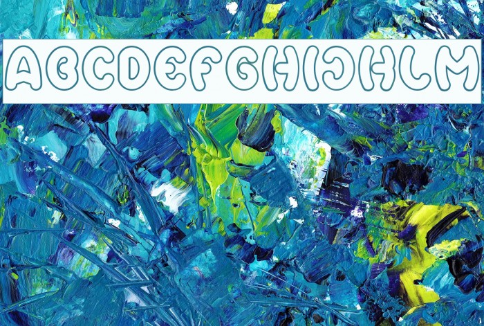 Earth Heart-Hollow-Inverse Font examples