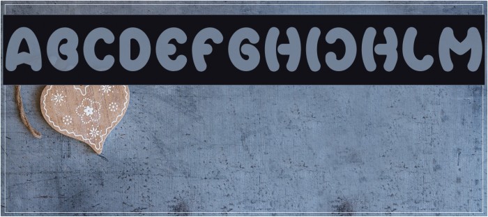 Earth Heart-Inverse Font examples