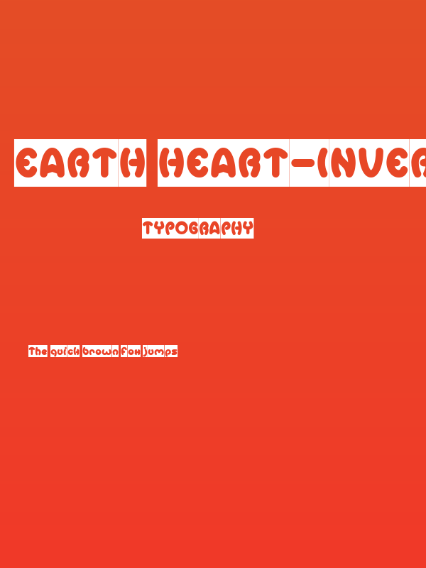 Earth Heart-Inverse Poster