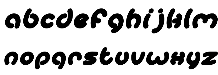 Earth Heart Italic Font LOWERCASE