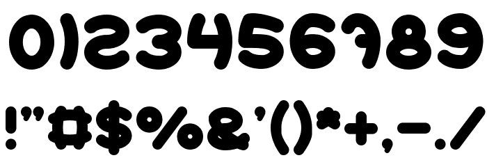 Earth Heart Font OTHER CHARS