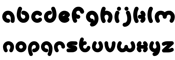 Earth Heart Font LOWERCASE