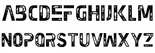 Earth Kid Schriftart Groß