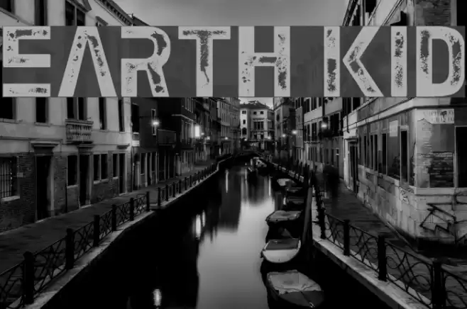 Earth Kid Font examples