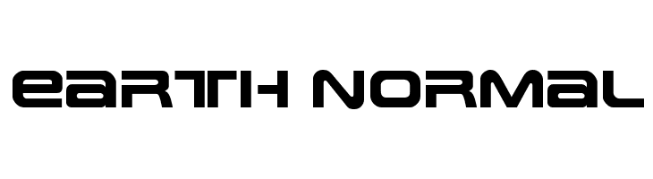 Earth Normal  フリーフォントのダウンロード
