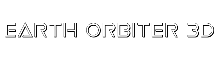 Earth Orbiter 3D Caratteri