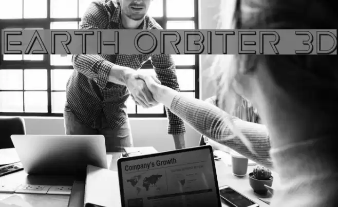 Earth Orbiter 3D Шрифта examples