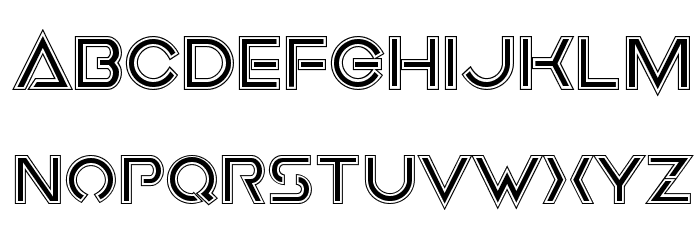Earth Orbiter Academy Font LOWERCASE