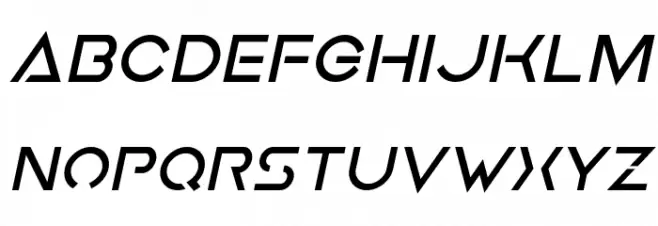 Earth Orbiter Bold Italic خط أحرف صغيرة
