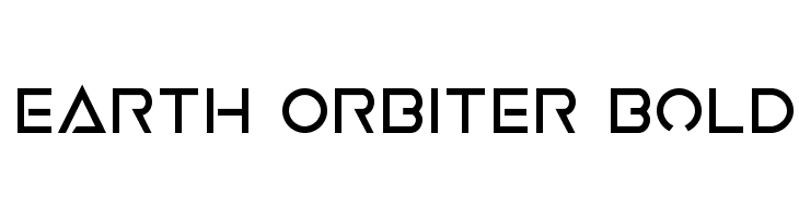 Earth Orbiter Bold  नि: शुल्क फ़ॉन्ट्स डाउनलोड