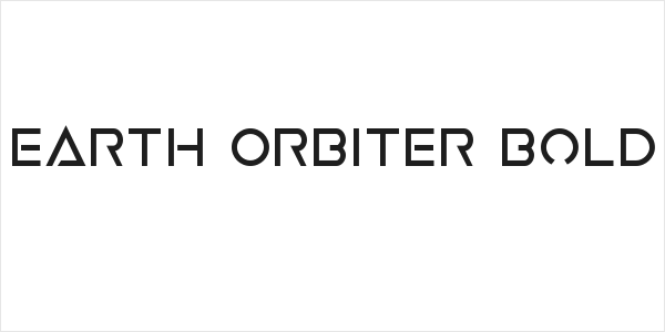 Earth Orbiter Bold Logo
