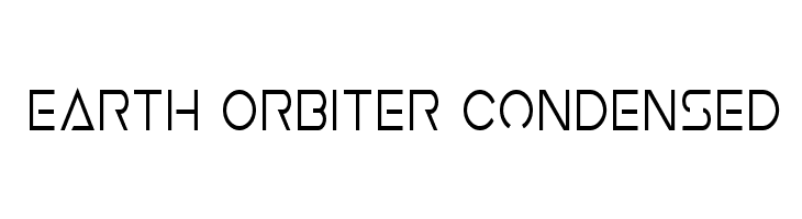 Earth Orbiter Condensed Caratteri