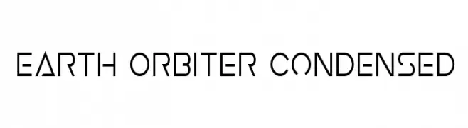 Earth Orbiter Condensed  les polices de caractères gratuit tlcharger