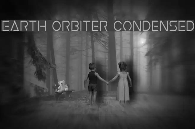 Earth Orbiter Condensed Font examples