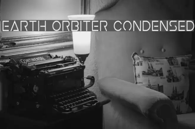 Earth Orbiter Condensed Font examples