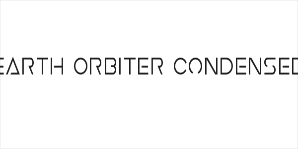 Earth Orbiter Condensed Logo