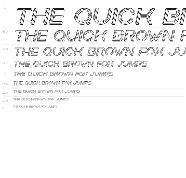 Earth Orbiter Engraved Italic Waterfall