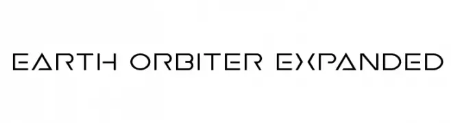 Earth Orbiter Expanded  नि: शुल्क फ़ॉन्ट्स डाउनलोड