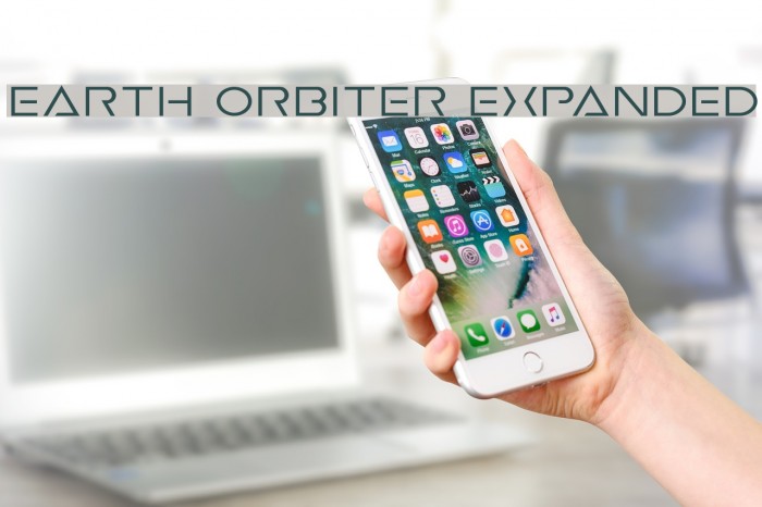 Earth Orbiter Expanded Font examples