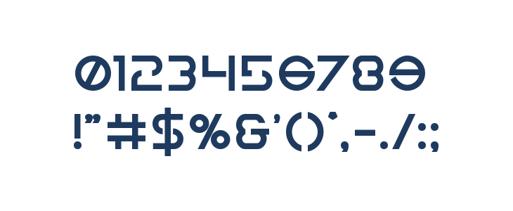 Earth Orbiter Extra-Bold Other Characters