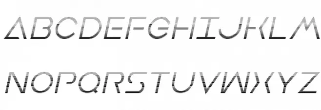 Earth Orbiter Gradient Italic خط أحرف كبيرة